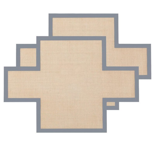 2 Unidades de Forros de Silicone Antiaderentes e Reutilizáveis para Forma de Pão de 24 X 13 cm (9,5 X 5 Polegadas) 1