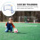 Sammenleggbart minifotballmål for barn, 45x32x25cm 4
