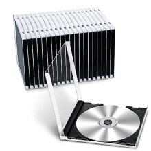 25-Teiliges DVD-Case, 10,4 mm Album-Case, Standard-Einzel-CD-Case, Transparenter DVD-Cover-Ersatz
