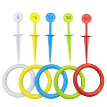 Anillos de Lanzamiento para Deportes de Playa Al Aire Libre, Equipo para Juegos de Césped, Juego de Lanzamiento de Anillas, Ideal para Compartir la