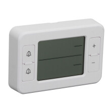 Termómetro digital DR-2S, 2 sensores, negro compacto