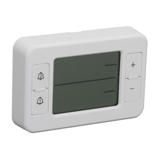 Termómetro digital DR-2S, 2 sensores, negro compacto