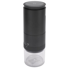 Molino de café eléctrico, capacidad de 110 ml de café molido, recargable por USB, negro, 38 velocidades