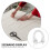 FRCOLOR50Pcs Beading Tools Tools Elastic Cord with Barb31.00X0.15X0.15CM White 7