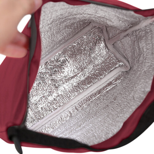 Bolsa térmica para almoço com alça, ideal para trabalho e piqueniques. 2