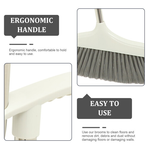 Long Handle Broom and Dustpan Set for Home and Office Cleaning 1