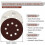 8-Hole Hook & Loop, Assorted Grits 40-400, for Random Orbit Sander, 125mm Dia 5 Inch 100PCS Sanding Discs Set 3