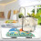 Tapete absorvente para secar louça, 45 x 60 cm (18 x 24 polegadas), ideal para cozinha. 5