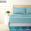 Queensize lakenset van geborsteld microvezel, 4-delig 2