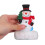 Conjunto de 1 boneco de neve de resina multicolorido 5