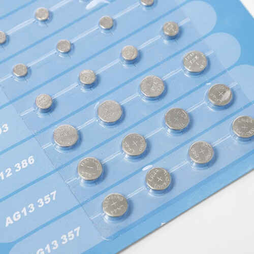 40pc Assorted Button Coin Cell Battery for Watches and Electronics Power Supply 2