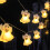 PRETXORVE Φωτιστικά σε ινδική διακόσμηση για Halloween, LED κατάλληλα για εσωτερική και 6