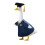 Καπέλο και φόρεμα Graduate Goose για χήνες βεράντας 23 ιντσών 4