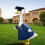 Καπέλο και φόρεμα Graduate Goose για χήνες βεράντας 23 ιντσών 8