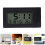 2pcs Car Clock High Precision Clock Electronic Timer Auto Interior Thermometer 2