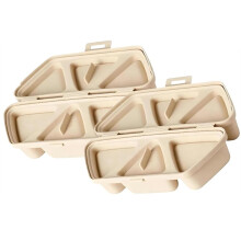 6 in 1 Rice Mold Set, Triangle Sushi & Rice Mold,6 At Once CavityPress for Rice Balls,for Picnic and Daily B