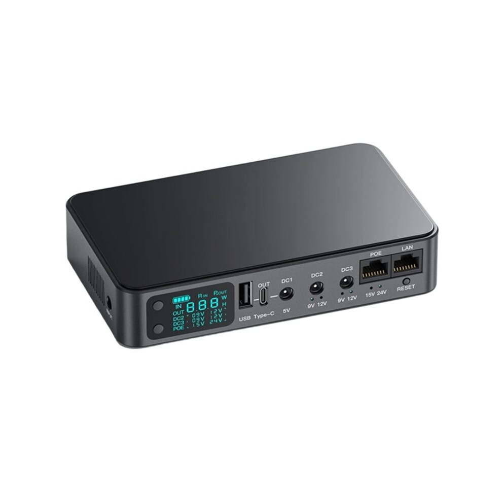 D2p Ups Uninterruptible Power Supply 18000Mah 5V 9V 12V 2A 220V Router Wifi Modem 18650 Battery Backup With Lcd 6033988950634