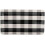 Conjunto de travessas de cerâmica xadrez preto e branco de 35,5 cm (14 polegadas) 3