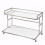 Bathroom Cosmetic Storage Rack, Double-Layer Desktop Dressing Table Shelf, Bedroom Storage and Organization Rack. 1