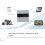 Home Audio System,Music System,Ceiling Speaker System,BT Digital Stereo Amplifier, in Wall Amplifier with Touch Key 4