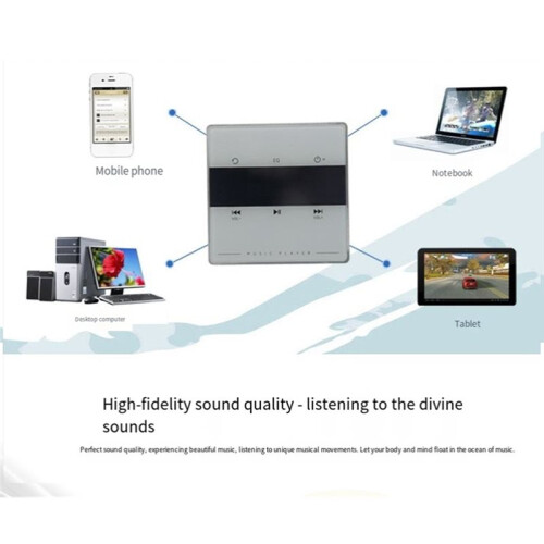 Home Audio System,Music System,Ceiling Speaker System,BT Digital Stereo Amplifier, in Wall Amplifier with Touch Key 1