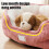 Scallop-Shaped Pet Bed – Winter-Warm Thickened Elliptic 5