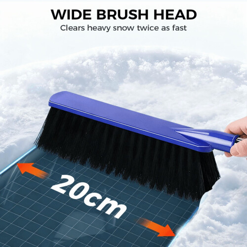 Snow Shovel and Ice Scraper 2-in-1 Extendable 2