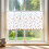 Broderede Gaze Gardiner Polyester Semi-Transparente 100x50cm 2