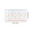 Broderede Gaze Gardiner Polyester Semi-Transparente 100x50cm 3