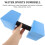 Triangle foam dumbbells for water aerobics blue 6
