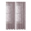 Διαφανής κουρτίνα από γαλλική δαντέλα 75cm x 200cm με διαμπερή μπάρα 6