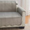 Quilted Sofa Cover for 3-Seater, Microfiber, Machine 4