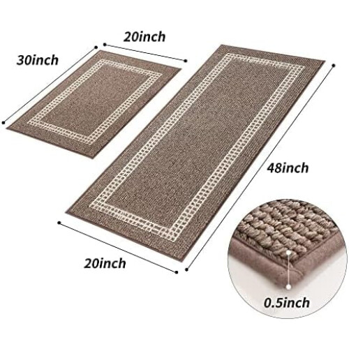 Χαλιά Κουζίνας 20x30 & 20x48in Πολυπροπυλένιο 1