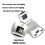 Foldable Wireless Mouse, Ergonomic 2.4G Mini Travel Wireless Optical Mobile Mouse for Laptop, PC, Chromebook, MacBook, Computer 2