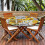 Toalha de mesa redonda com estampa de girassol, 152 cm (60 polegadas) 5