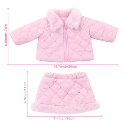 Meisjespop casual kleding set 18 inch 2
