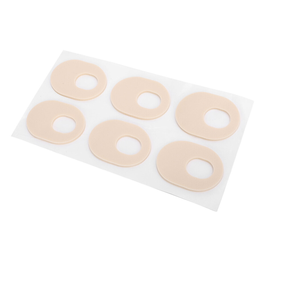 24pcs Latex Self-Stick Foot Cushions Anti-Friction Breathable Pads
