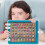 Kids Tablet, Boys Learning Pad with LED Screen Educational Toy for Alphabet Numbers Math, Interactive Electronic Toy for Early Development 4