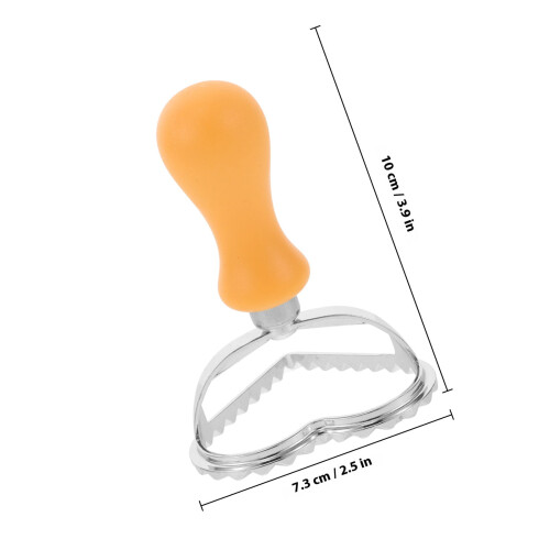 Pastapresse, Ravioli-Stempel, Ausstecher, Orange, 1 Packung 1