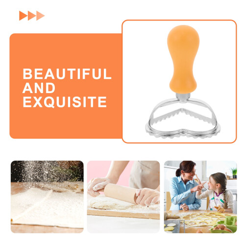 Pastapresse, Ravioli-Stempel, Ausstecher, Orange, 1 Packung 2