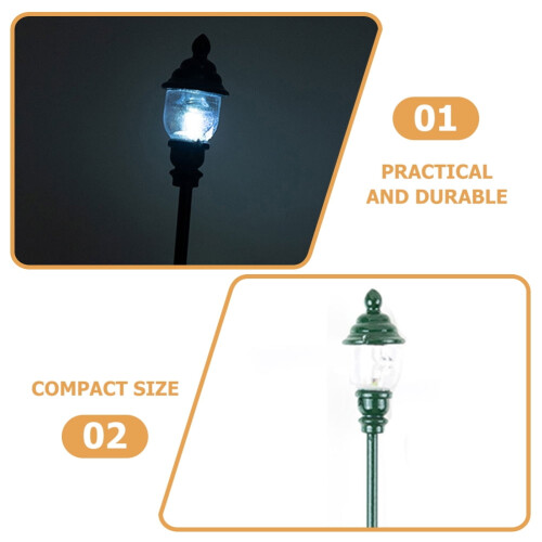 Dockhus Mini LED-gatulampor för älvträdgård (4 st) 1