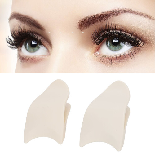 4 Pcs False Eyelash Applicator Tools Curved Head Makeup Clip for Beginners