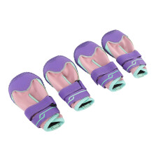 Schutz-Hundeschuhe 4 Stück Größe 5 Pink/Lila