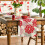 Chemin de table en lin pour la Saint-Valentin, 180 x 30 cm 5