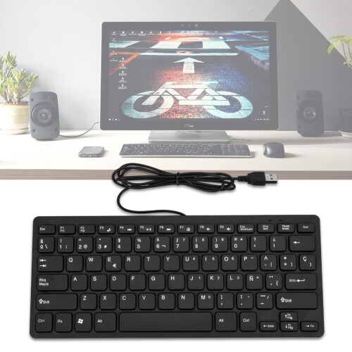 Clavier USB espagnol pleine taille – 78 touches, ABS 1