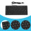 Clavier espagnol 78 touches, fin et complet, avec câble USB, pour ordinateur 7