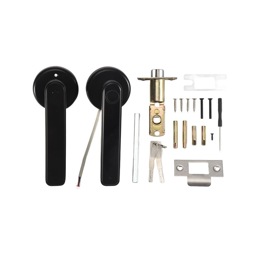 Fingerprint Door Lock Door Knob With Keypad Keyless Entry Door Lock With Handle For Home Hotel Office Apartment 4714117497696