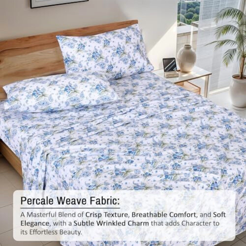 100% bomuldspercale Twin XL lagensæt 3 dele 1