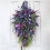 Coroană artificială de lalele violet 5