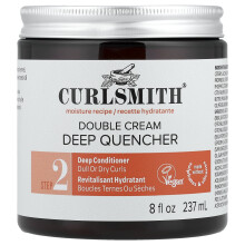 Curlsmith, Dubbele Crème Diepe Verzachter, Voor Droge, Dulle Haar, 8 fl oz (237 ml)